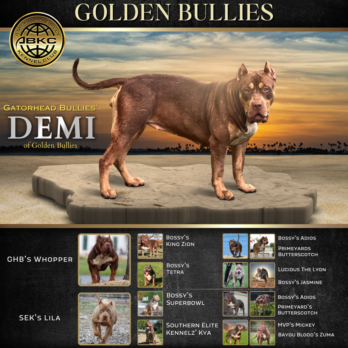 GHB Demi Golden Bullies
